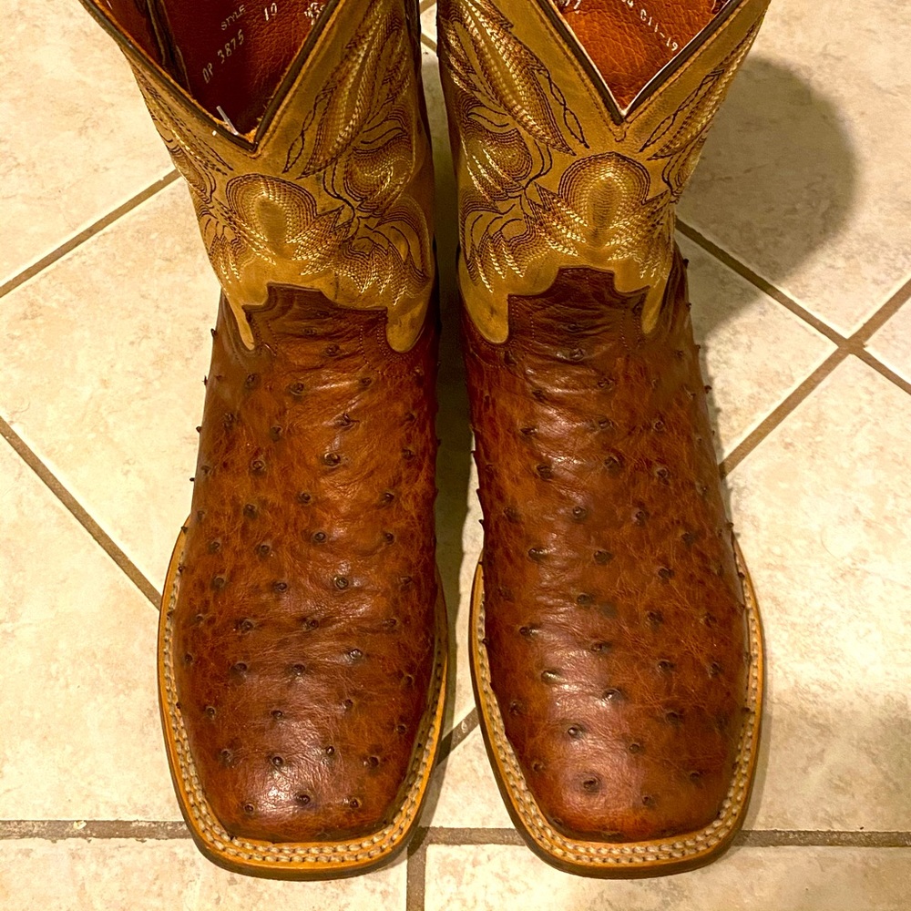 Dan Post Alamosa Full Quill Ostrich men’s 10D